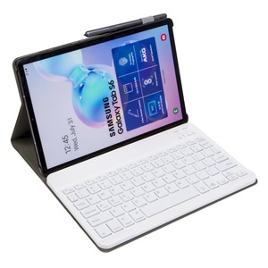 iFacemall <b>Tablet</b> <b>Keyboard</b> T860 For Galaxy Tab S9 FE Plus 12.4 Inch Bluetooth Membrane Split Case <b>Keyboard</b> - Product Image 2