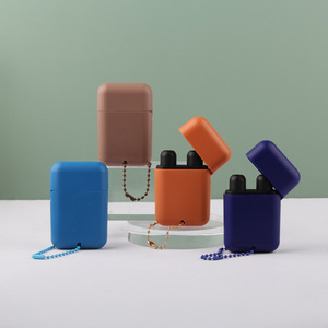 Emballage d'inhalateur nasal à double orifice avec bouchon à bascule, flacon d'huile essentielle de 1,8 ml avec chaîne perlée, emballage cosmétique - Product Image 1