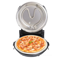 Machine à pizza domestique multifonctionnelle électrique en acier inoxydable NFS personnalisée 1200W 12 pouces à chauffage rapide pour la maison