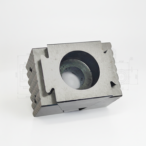 MINI OK Mors de serrage à coin de précision modulaires pour fixation simple M8 <span class=keywords><strong>M10</strong></span> M12, pour usinage industriel CNC, avec mâchoires à surface dentée - Product Image 1