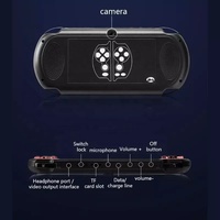 Console de jeux vidéo portable X7 Plus, écran HD de 5,1 pouces, mémoire de 8 Go, plus de 1000 jeux, manette de jeu 8 bits, prise en charge de la sortie TV HD, boîte X7 Plus