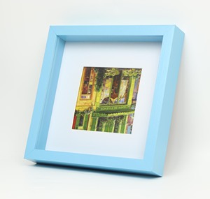 Bóng hộp khung ảnh, 9x9 "Kích thước với 5x5" mat, 6 màu sắc khung hình - Product Image 4