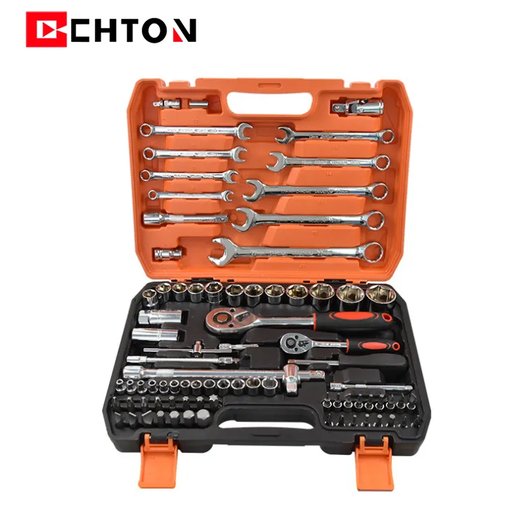 Hot Sale 82 Pcs Precision Universal Ratchet Wrench Socket Tool Sets