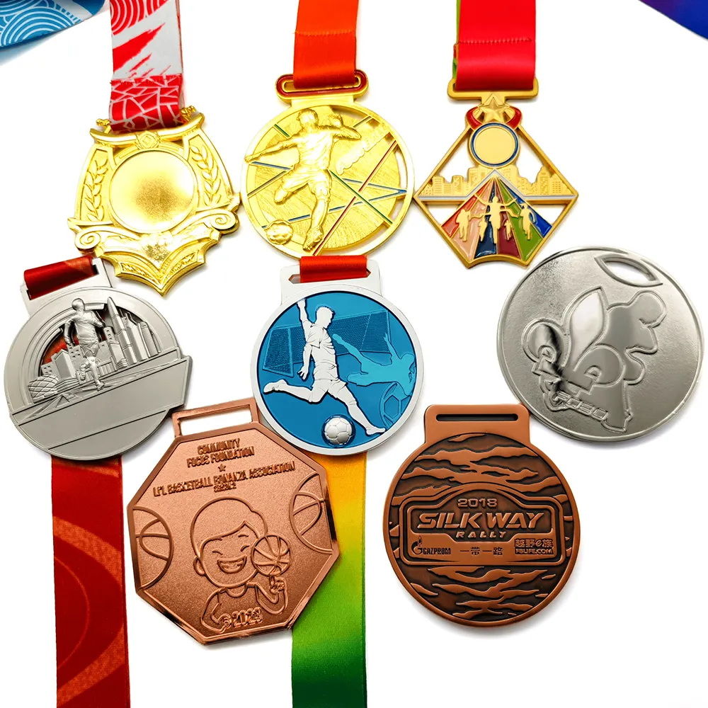 Metall Handwerk Medaille Karate 3D Sport Award Abschluss Finisher Meisterschaft Gold Silber Kupfer benutzer definierte Medaillen