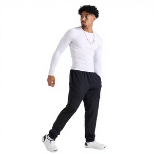 Shorts décontractés surdimensionnés pour hommes en polyester et coton, taille élastique, respirants, pour sport, plage, gym, basketball, coupe ample, vente en gros, personnalisables - Product Image 2