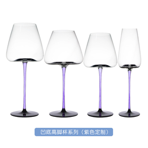Ensemble de 3 verres à <span class=keywords><strong>vin</strong></span> <span class=keywords><strong>rouge</strong></span> bordeaux faits à la main, à fond concave, en cristal haut de gamme, style luxe léger, pour usage domestique - Product Image 6