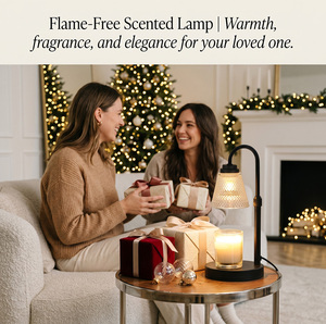 Lampe <span class=keywords><strong>chauffe</strong></span>-<span class=keywords><strong>cire</strong></span> à abat-jour en verre texturé, <span class=keywords><strong>chauffe</strong></span>-bougie en métal durable avec minuterie d'arrêt automatique et réglage de la luminosité, lampe décorative aromatique pour la maison - Product Image 5