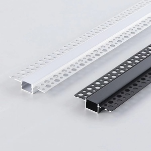 Cartongesso LED profilo in <span class=keywords><strong>alluminio</strong></span> per soffitto incasso estrusione per Led striscia di luce di irrigazione gesso canale in lega di <span class=keywords><strong>alluminio</strong></span> - Product Image 1