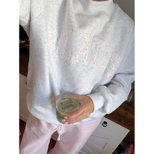 Suéter de <span class=keywords><strong>punto</strong></span> para <span class=keywords><strong>mujer</strong></span>, ODM, talla grande, corte holgado, hombros caídos, grueso, extragrande, con <span class=keywords><strong>capucha</strong></span>, cuello simulado, de invierno, 100% algodón, vintage, forrado - Product Image 3