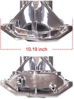 Collecteur d'admission polonais pour Chevrolet SB 1996 et versions ultérieures Vortec, Air-Gap, à plan unique, Super Idle 3500-8000 tr/min