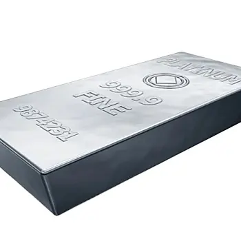 Metal Platinum Block Platinum Metal Bar