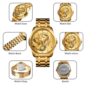 Montre chronographe carrée pour homme, montre-bracelet de luxe en acier inoxydable, montre à quartz étanche 30M - Product Image 3