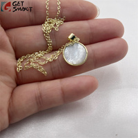 2026 meilleur cadeau de noël lune NFC musique intelligente pendentif collier Mini étiquette bijoux avec Communication NFC 13.56MHz