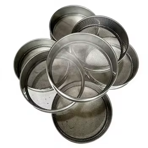 Tamis de laboratoire en acier inoxydable 200 mm/300 mm, tamis de test en laiton/tamis à sable et à pierre conforme - Product Image 1