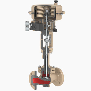 Válvulas de control Samson 3241 Válvulas de globo se combinan con el posicionador Samson 3730 Proveedor como válvula de control neumática en existencia - Product Image 5