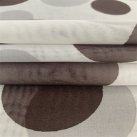 Tissu en polyester 100% 75D, imprimé en mousseline, avec finition douce et belle chute, vente en gros de matériaux métalliques