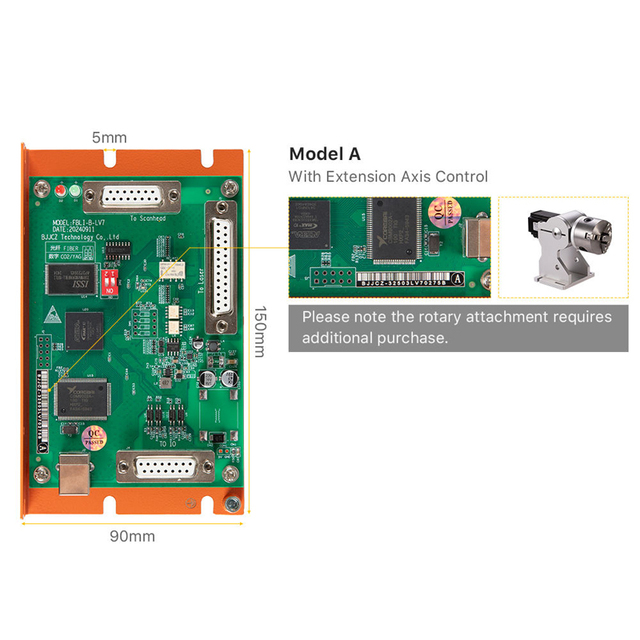 Startnow JCZ Control Card 1064nm Fiber DIGIT Laser Marking Machine Board Universal FB/SZLI-B-LV7 Card Ezcard System