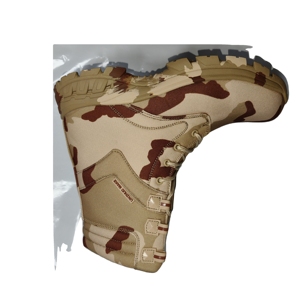 Botas de combate DF301 A533 camuflaje UZMK UNZHUO MAKE de 3 colores para desierto, para entrenamiento y servicio gubernamental, con cremallera lateral. - Product Image 3