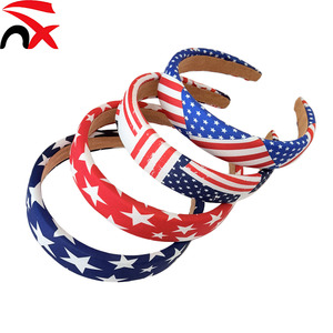 Diademas con la Bandera Estadounidense al por Mayor, Accesorio para el Cabello del 4 <span class=keywords><strong>de</strong></span> Julio, Día <span class=keywords><strong>de</strong></span> la Independencia, Diademas Patrióticas con Estrellas y Rayas para Regalos - Product Image 1