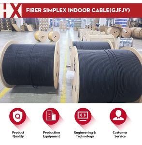 Câble <span class=keywords><strong>de</strong></span> raccordement intérieur <span class=keywords><strong>de</strong></span> haute qualité, câble optique à fibres avec gaine extérieure en fil d'aramide LSZH/PVC, 2 à 24 fibres monomodes - Product Image 4