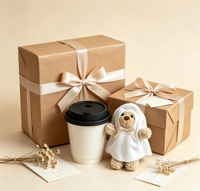 Ornement de tasse en peluche Ours Fantôme, Décoration d'Halloween Ours Fantôme, Housse mignonne en peluche pour tasse à café, Décoration de table festive