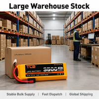 Batterie LiPo TCB 3500mAh 2S 3S 4S 5S 6S 7S 7.4V-25.9V 25C 35C 40C 60C 100C 120C à décharge rapide
