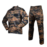 728 Style TC 6535 Ensemble veste et pantalon uniforme tactique de Combat personnalisé Tissu tissé respirant