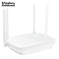 Modem Fiber GPON WiFi6 AX3000 Dual Band ONT ONU XPON Performa Tinggi dengan 4 Antena Gain Tinggi dan 4 Port GE untuk Penggunaan Rumah/Kantor