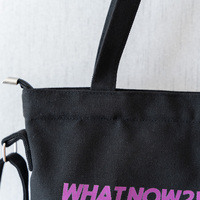 Vente en gros de grand sac fourre-tout en toile de coton à bandoulière personnalisé écologique à la mode avec une seule épaule pour étudiant