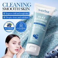 OEM SADOER Aloë Vera Salicylzuur Gezichts Scrub Natuurlijke Exfoliërende Olie Controle Verheldering voor Gezicht & Lichaam Groothandel