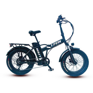 Pneus de 20*4 pouces de large, batterie au lithium 48V 15AH, moteur sans balais, cadre en alliage d'aluminium - vélo électrique pliable - Product Image 2