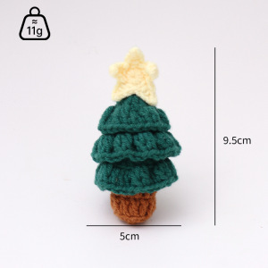 Pendentifs crochetés faits à <span class=keywords><strong>la</strong></span> main Style <span class=keywords><strong>de</strong></span> Noël poupée <span class=keywords><strong>de</strong></span> <span class=keywords><strong>laine</strong></span> tricotée sac à dos pendentifs <span class=keywords><strong>laine</strong></span> tricoté chapeau <span class=keywords><strong>de</strong></span> père noël - Product Image 4