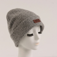 Gorro de Fieltro de Lana Merino 100% Directo de Fábrica, Lujoso, Ecológico, Reutilizable y Suave para Spa y Baño en Sala de Vapor