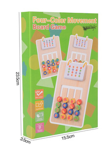 Gioco di Abbinamento Colori Bifacciale a Prezzo di Fabbrica, Giocattolo <span class=keywords><strong>Montessori</strong></span> per lo Sviluppo del Pensiero Logico per Bambini dai 3 Anni in Su, Attività da Tavolo - Product Image 3