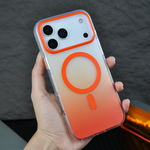 Güçlü N52 mıknatıslar darbeye iPhone için kılıf 17 Pro Max dalga noktası yan desen IMD degrade mat cep telefonu kılıfları - Product Image 2