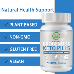 Capsules Keto Exogènes Haute Puissance 2100mg OEM/ODM, Mélange Complet d'Électrolytes pour Atténuer les Réactions Négatives de la Météorémie Céto - Product Image 5