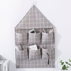 Bolsa de Almacenamiento Plegable de 6 Bolsillos para Colgar en la Pared, Organizador Multifuncional para Artículos Pequeños, Venta al Por Mayor de Fábrica OEM - Product Image 2