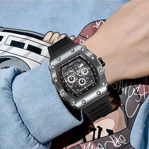Brand Factory Hot Sales Mens Watch Fashion Quartz Mens Sport Watches Luxury Men Chronograph Watch - Product Image 3