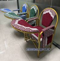 Chaise pliante en métal empilable pour mosquée, hôtel, salon, sièges de prière musulmans – Vente en gros