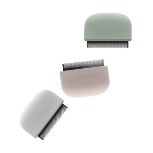 Vente en gros du fabricant Peigne de toilettage pour chat en acier inoxydable vert rose blanc et ABS - Product Image 1