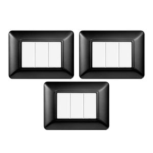 Interruttore a parete Gloca a 3 vie in plastica, facile installazione per Matix - Product Image 1