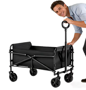 Carrito de Compras Plegable de Cuatro Ruedas, Multicolor, Tamaño Grande, Marca GHealth, OEM/ODM, con Mesa, Portátil, para Exteriores - Product Image 1