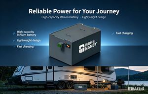 Batterie au sodium-ion NAMEY 24V30Ah, modèle H11, 10 kg, pour chariot élévateur, véhicule commercial, alimentation start-stop - Product Image 2