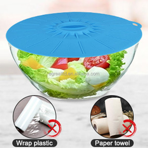 Soldes B2B : Couvercles en silicone réutilisables résistants à la chaleur pour micro-ondes, anti-éclaboussures, adaptés aux tasses, bols, assiettes, casseroles et poêles - Product Image 4