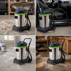 Aspirateur portable 2-3 moteurs sans balais en acier inoxydable + ABS, capacité 70-100L, 2800W, fonction humide/sec, pour maison et voiture - Product Image 3