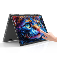 Laptop 360 derajat terbuka 14 inci 2.2K layar sentuh RAM 16GB + 1TB/512GB SSD Win11 computora Portatil YOGA Notebook