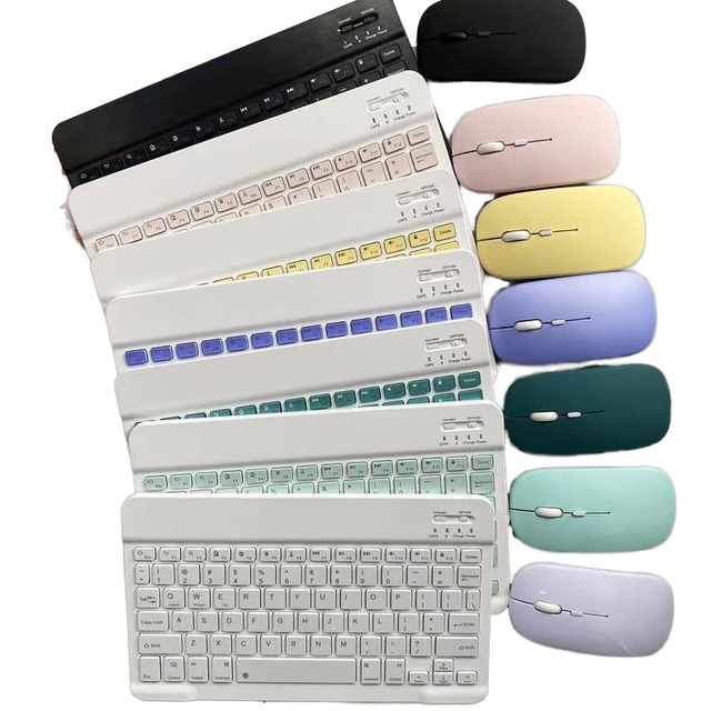 Factory Wholesale Kit Teclado Mouse Para Tablet for iPad Galaxy Celular Blues Tooth China Factory Manufacturer Keyboard Comb
