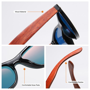 Marque privée Ray Polarisées Unisexe En <span class=keywords><strong>Bois</strong></span> Cadre En <span class=keywords><strong>Bois</strong></span> Lunettes De Soleil Logo Personnalisé lunettes de Soleil à <span class=keywords><strong>Monture</strong></span> En Bambou Pour Les Femmes - Product Image 4