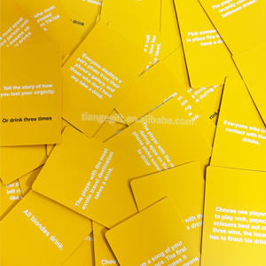 Personalizable 110-Card Drunk Challenge Eco-Friendly Plastic Holiday Drinking Party <span class=keywords><strong>Juego</strong></span> <span class=keywords><strong>de</strong></span> cartas <span class=keywords><strong>para</strong></span> adultos <span class=keywords><strong>para</strong></span> diversión familiar en interiores - Product Image 4