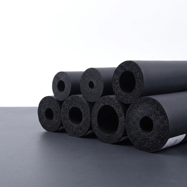 Custom Flexible Colourful NBR PVC Rubber Foam Pipes Insulation Protect Tube